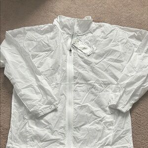 Reebok Lesmills White Track Jacket - Small NWT